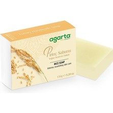 Mi-Ça Home Agarta Doğal El Yapımı Cilt Beyazlatıcı Pirinç Sabunu 150 gr