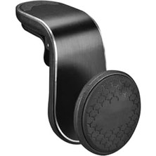 Mi-Ça Home Siyah Ön Klima Izgarasına Kolay Ayarlanabilir Mıknatıslı Telefon Tutucu HY-XH118