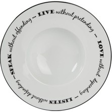 Mi-Ça Home Porland Be Happy Gıda Saklama Kapları - Ekmek Kutuları, Porselen