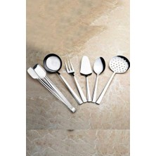 Mi-Ça Home Deniz Sade 6 Parça Paslanmaz Çelik Maşa Servis Takımı