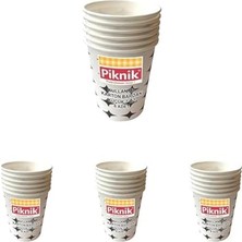 Mi-Ça Home Piknik Kullan At Karton Bardak 7 Oz 6'lı 1483 4lü Paket