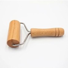 Mi-Ça Home 2'li Set Mor 45X65 cm Silikon Hamur Açma Matı ve Pratik Ahşap Saplı Silindir Açıcı