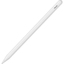 Mi-Ça Home Pencil 11 -Rejection Magnetik Şarj ve Eğim Özellikli Dokunmatik Çizim Kalemi Beyaz