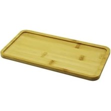 Mi-Ça Home Busstier Bambu Yağdanlık Altlığı Sunumluk Şık ve Dayanıklı Ahşap Tepsi (Dikdörtgen)