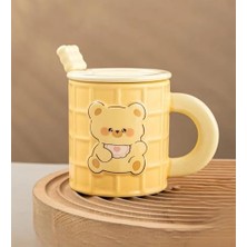 Mi-Ça Home Ayıcık Temalı Renkli Seramik Kupa