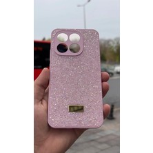 İzel Aksesuar Mi 15T Içi Kadife Taşlı Işıltılı Pırlanta Silikon Kapak Kılıf