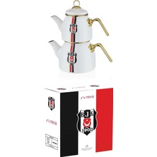 Mi-Ça Home Dekomus ile Beşiktaş Emaye Çaydanlık Takımı