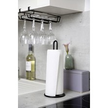 Mi-Ça Home Wenko Mutfak Rulo Tutucu Mutfak Rulo Tutucu, Serbest Ayaklı Siyah