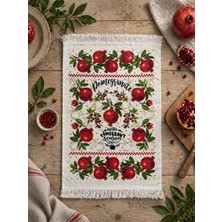 Lief Home %100 Pamuk Saçaklı Dijital Baskı El&yüz Havlusu 40X60 Cm–yumuşak Doku,yüksek Su Emici Mutfak Havlusu
