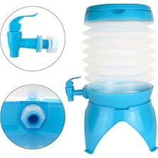 Mi-Ça Home Katlanabilir Çeşmeli Su Sebili 3.5 Litre Piknik Kamp Su Ayran Meşrubat Içecek Bidonu