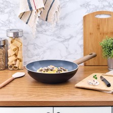 Mi-Ça Home Aryıldız Eco Ceramic Wok Tava 28 cm