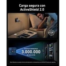 Mi-Ça Home Şarj Cihazı (100W, 3 Portlu, Gan) - A2688