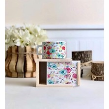 Mi-Ça Home Giftmoda Çiçek Tasarımlı Kutulu Kupa