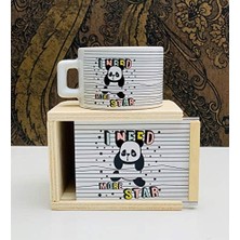 Mi-Ça Home Giftmoda Yıldızlı Panda Tasarımlı Kutulu Kupa