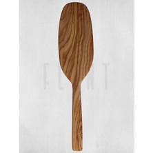 Mi-Ça Home Zeytin Ağacı Ahşap Spatula 30 cm El Yapımı Doğal Tahta Kaşık Mutfak Servis