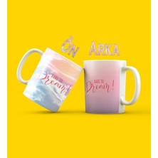Mi-Ça Home Giftmoda Dare To Dream Tasarımlı Kupa Bardak