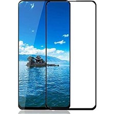 Mi-Ça Home P Smart Pro 2019 ile Uyumlu Temperli Cam Full Ekran Koruyucu Kkd Siyah