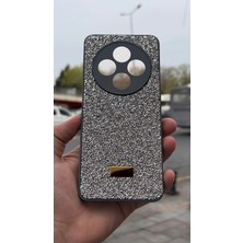 İzel Aksesuar Redmi 14C Içi Kadife Taşlı Işıltılı Pırlanta Silikon Kapak Kılıf