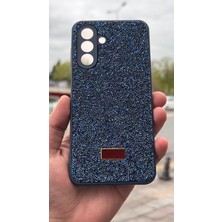 İzel Aksesuar Samsung Galaxy A26 5g  Içi Kadife Taşlı Işıltılı Pırlanta Silikon Kapak Kılıf
