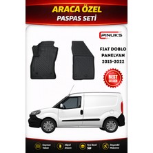 PINUKS Fıat Doblo Panelvan 2015-2022 Araca Özel Havuzlu  5d  Oto Paspas Seti Pro Seri