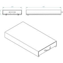 Mi-Ça Home Çekmeceli Siyah 5 Bölmeli Kapsül Kahve Standı