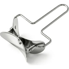 Mi-Ça Home Hamur Kesici, Paslanmaz Çelik Dayanıklı Tasarım, Dönerek Yuvarlak Hamur Kesimi, Kolay Temizlenebilir, Ev Ofis Restoran Kullanımına Uygun Çok Amaçlı Yuvarlak Hamur Mantı Börek Kurabiye Kalıbı Aparatı