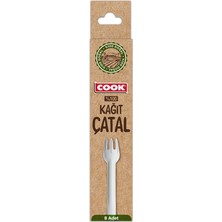Mi-Ça Home Cook Kağıt Çatal, 8 Adet, Tek Kullanımlık