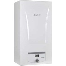 Feyza Design 11 Lt Doğalgazlı Hermetik Şofben, Baca Dahil, Güçlü ve Güvenilir