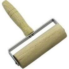 Mi-Ça Home Ahşap Hamur Ruleti, Metal Gövde, Ahşap Saplı Hamur Açma Silindiri