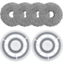 PremiumPort Roborock Q Revo Serisi Mop Paspas ve Braket Seti – 6 Parça