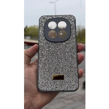 İzel Aksesuar Redmi Note 15 Pro Plus Içi Kadife Taşlı Işıltılı Pırlanta Silikon Kapak Kılıf