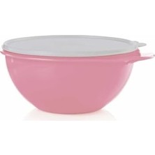 Mi-Ça Home Tupperware Thatsa Kase 32 Bardak 7,8l Vintage Karıştırma Kasesi Beyaz ve Pembe