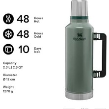Mi-Ça Home Stanley Classic Legendary Vakumlu Çelik Termos, 2.3 L