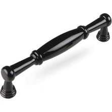 Mi-Ça Home A 204 Mat Siyah Renk Porselen Kulp 128 mm