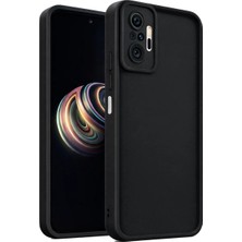 Fenza Mi Redmi Note 10 Pro ve Redmi Note 10 Pro Max Uyumlu Kamera Çıkıntılı Mat Silikon Telefon Kılıfı