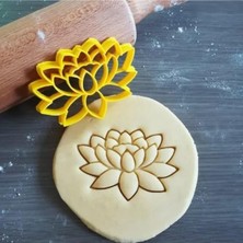 Mi-Ça Home Lotus Çiçeği Kurabiye Kalıbı, Tek Ebat