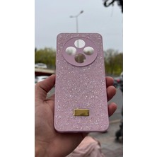 İzel Aksesuar Redmi 14C Içi Kadife Taşlı Işıltılı Pırlanta Silikon Kapak Kılıf