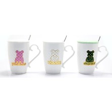 Cm Store Ayıcık Tasarımlı Porselen Kupa Bardak
