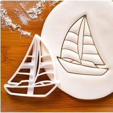 Mi-Ça Home Yelkenli Kurabiye Kalıbı ve Şeker Hamuru Kalıbı, Tek Ebat