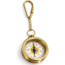 Cm Store Pirinç Pusula Anahtarlık