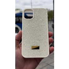 İzel Aksesuar Apple Iphone 11 Içi Kadife Taşlı Işıltılı Pırlanta Silikon Kapak Kılıf