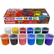 Bigpoint Akrilik Boya 12 Renk x 25 ml