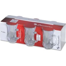 Mi-Ça Home Pasabahce Paşabahçe 6 Lı Cam Kulplu Keyif Çay Bardağı