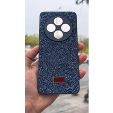 İzel Aksesuar Redmi 14C Içi Kadife Taşlı Işıltılı Pırlanta Silikon Kapak Kılıf