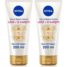 Mi-Ça Home LUMINOUS630 Leke ve Iz Karşıtı Vücut Bakım Kremi 200ML, Çatlak ve Güneş Lekesi Iyileştirici, 48 Saat Nemlendirici (2 Paketi)