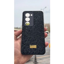 İzel Aksesuar Redmi 15 Içi Kadife Taşlı Işıltılı Pırlanta Silikon Kapak Kılıf