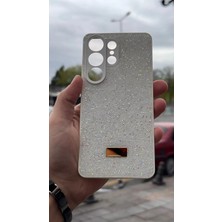 İzel Aksesuar Samsung Galaxy S26 Ultra  Içi Kadife Taşlı Işıltılı Pırlanta Silikon Kapak Kılıf
