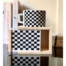 Mi-Ça Home Giftmoda Dama Tasarımlı Kutulu Kupa