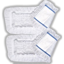 PremiumPort 40CM Ekstra Pamuklu Nemli Mopp, Pratik Temizlik Aracı
