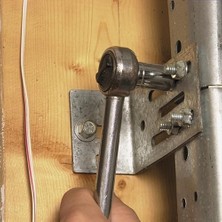 Mi-Ça Home Grup 150009 Finish Altıgen Somun, 3/8, 40,6 Cm, 100 Adet